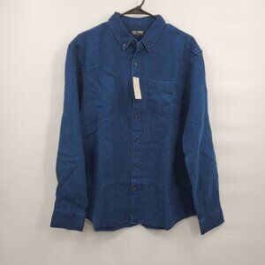 Line of Trade The Frank Waffle Shirt Top Men Size XL NWT Button Down Long Sleeve